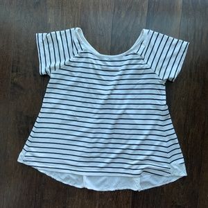 SANCTUARY Striped Flowy Top. Size XS